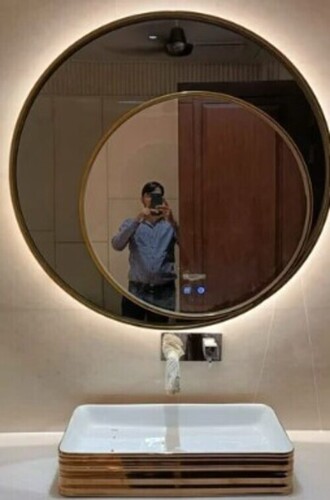 Led Double Bathroom Glass Mirror