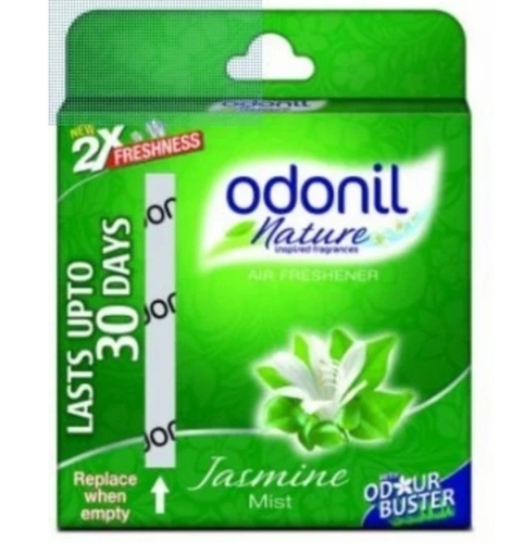 Odonil Nature Jasmine Mist Air Freshener - 240 ml, White | Long Lasting Aroma, Compact Design, Easy Installation, Odor Control