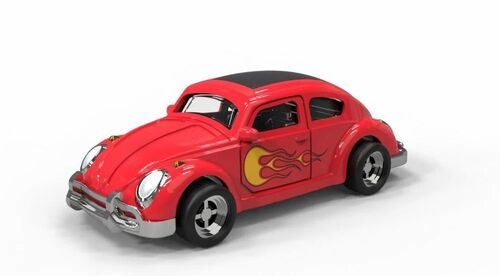 Red Plastic Rush Car Toys