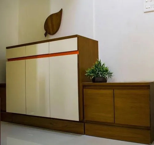 Residential Wooden Shoe Rack