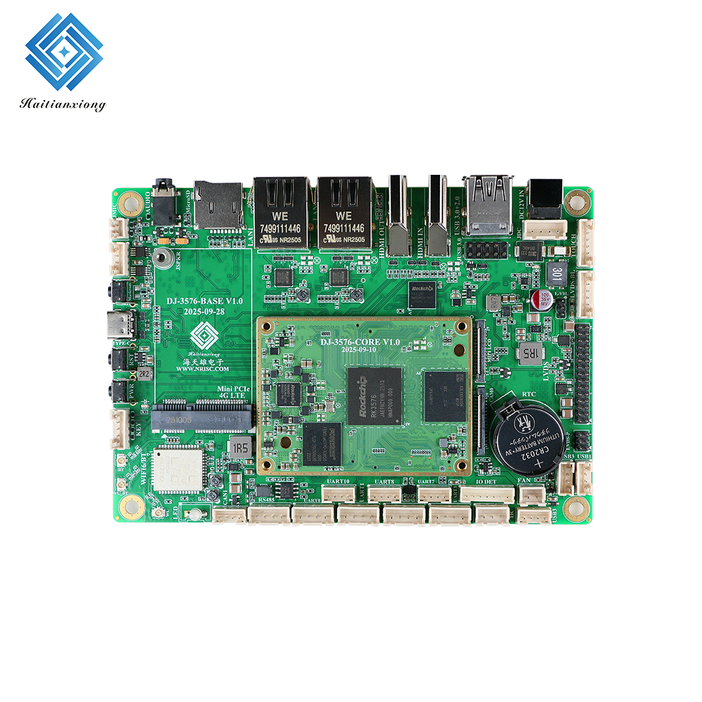 Rockchip Rk3576 Aiot Single Board Computer Octa-Core Embedded Arm Main Board Android 14 And Dual Lan Industrial Sbc - Memory: 4 Gigabyte (Gb)