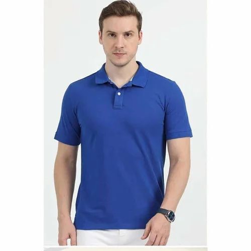 Royal Blue Polo Men T Shirt