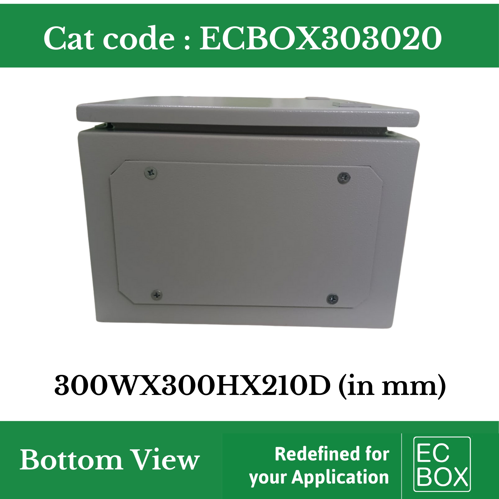 Sheet Metal Control Panel Box Enclosure - Length: 200 Millimeter (Mm)