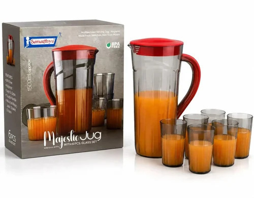 Table Jug With Glasses Set