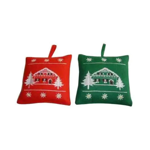 Embroidered Fabric Christmas Hanging
