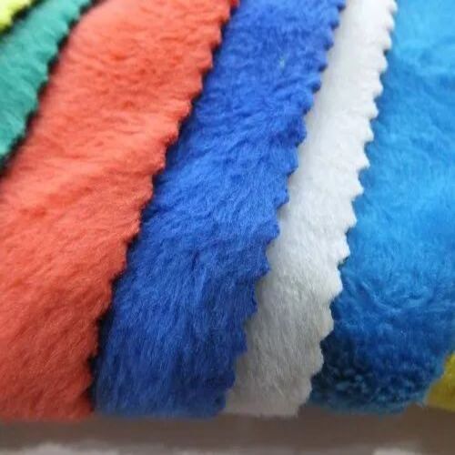 Flannel Fur Stripe Fabric