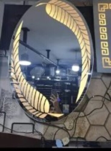 Oval Led Sensor Mirror Glass