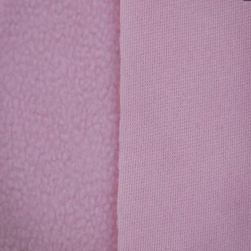 Pink Plain Fur Fabric