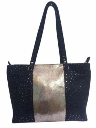 Plain Ladies Leather Tote Bag