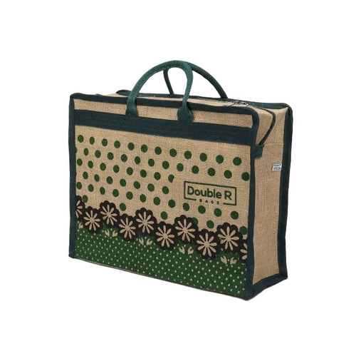 Printed Jute Carry Bags