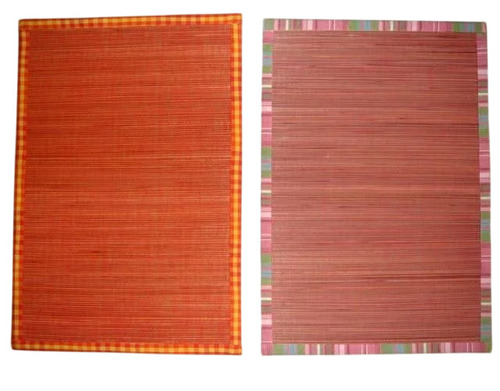 Rectangular Bamboo Straw Placemats