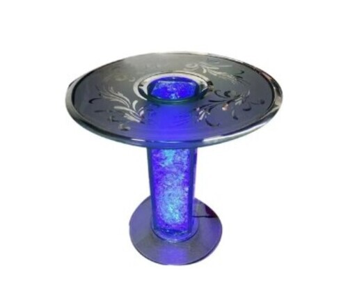 Round Glass Top Table