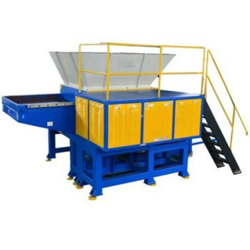 Single Shaft E Waste Shredder Machine