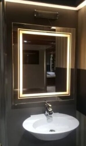 Square Led Light Mirror