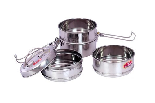 Tiffin Carrier - Color: Silver