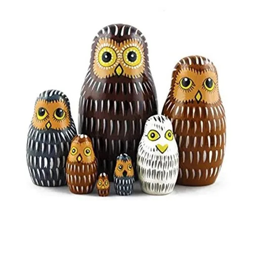 Wooden Bird Family Set
