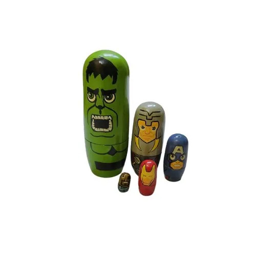 Wooden Monster Family Set
