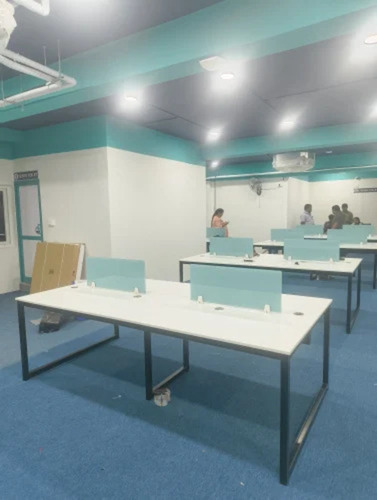 4 Seater Steel Office Workstation