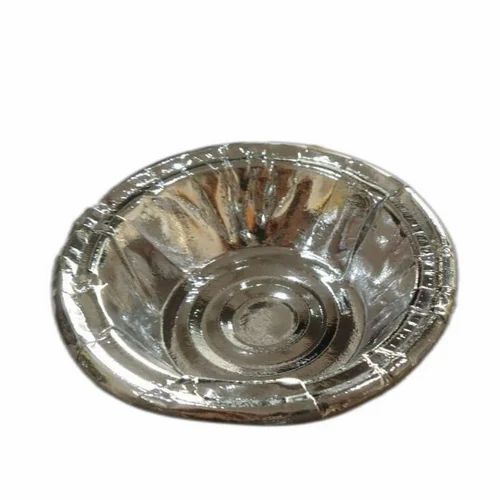 5.5 Inch Disposable Silver Paper Bowl