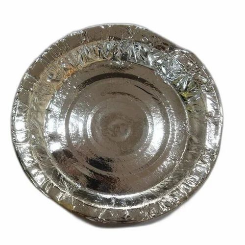 6.5 Inch Disposable Silver Paper Plate