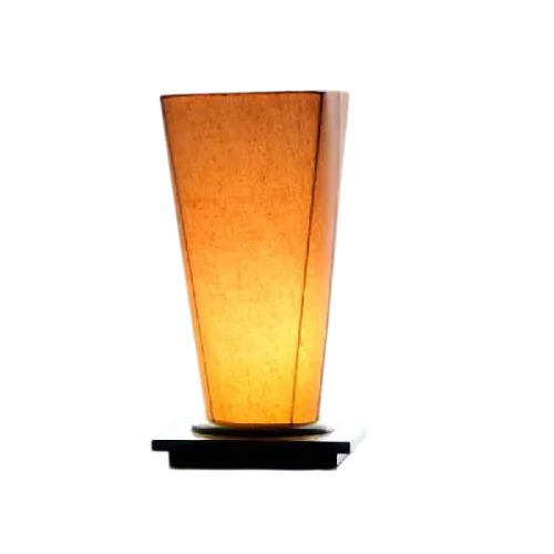 Customise Polished Sheesham Wood Frosted Lamp
