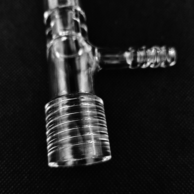 Fused Silica Threaded Tee Joint