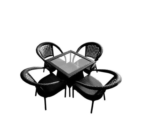 Garden Rattan Chair And Table Set