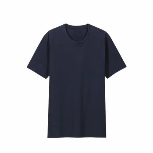 Men Half Sleeve Plain Cotton T Shirt