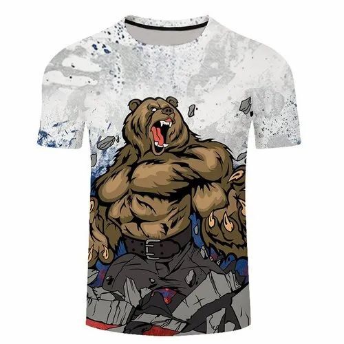 Men Printed Cotton T Shirts