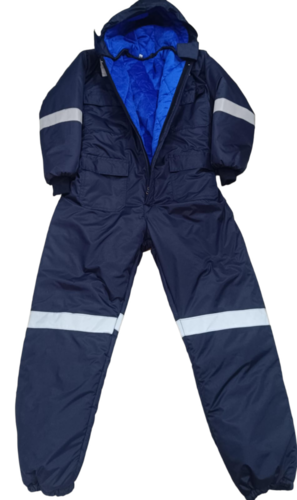 Navy Blue Zipper Thermal Boiler Suit