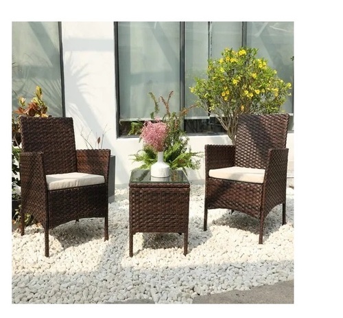 Outdoor Wicker Garden Table Chairs