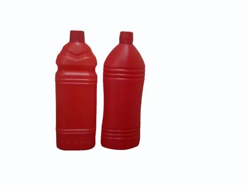 Plain Red Hdpe Bottle