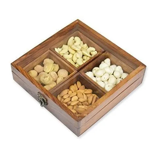 Polished Wooden Dry Fruit Box