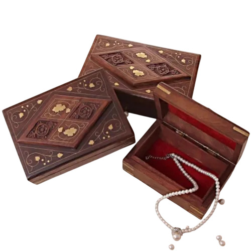 Sheesham Wood Card Box