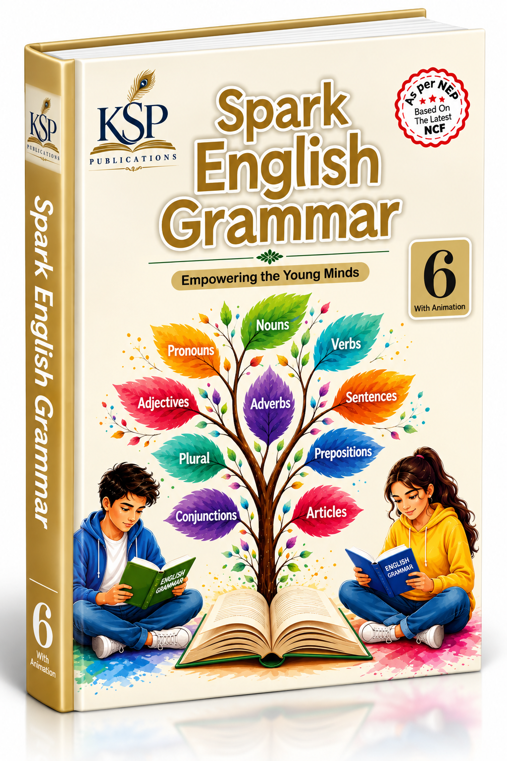 Spark English Grammar Class 6 - Board Thickness: 0.7 Centimeter (Cm)