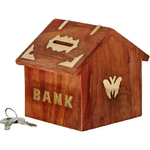 Wooden Money Bank