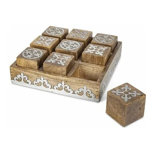 Wooden Tic Tac Toe Game