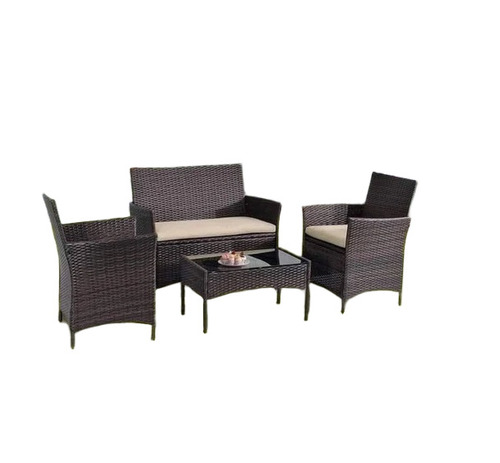 4 Seater Outdoor Wicker Sofa Set