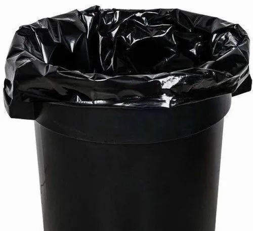 Black Plastic Garbage Bag