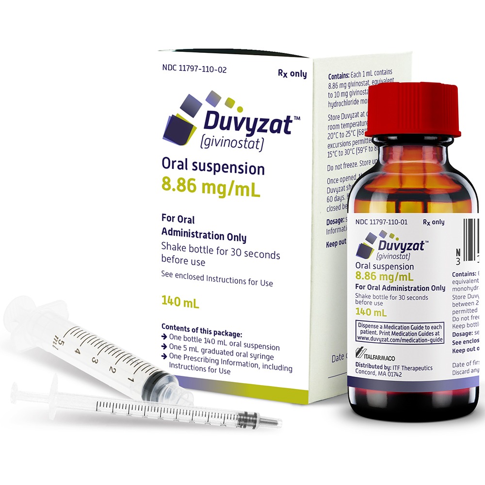 Duvyzat Givinostat Oral Suspension - Drug Type: General Medicines