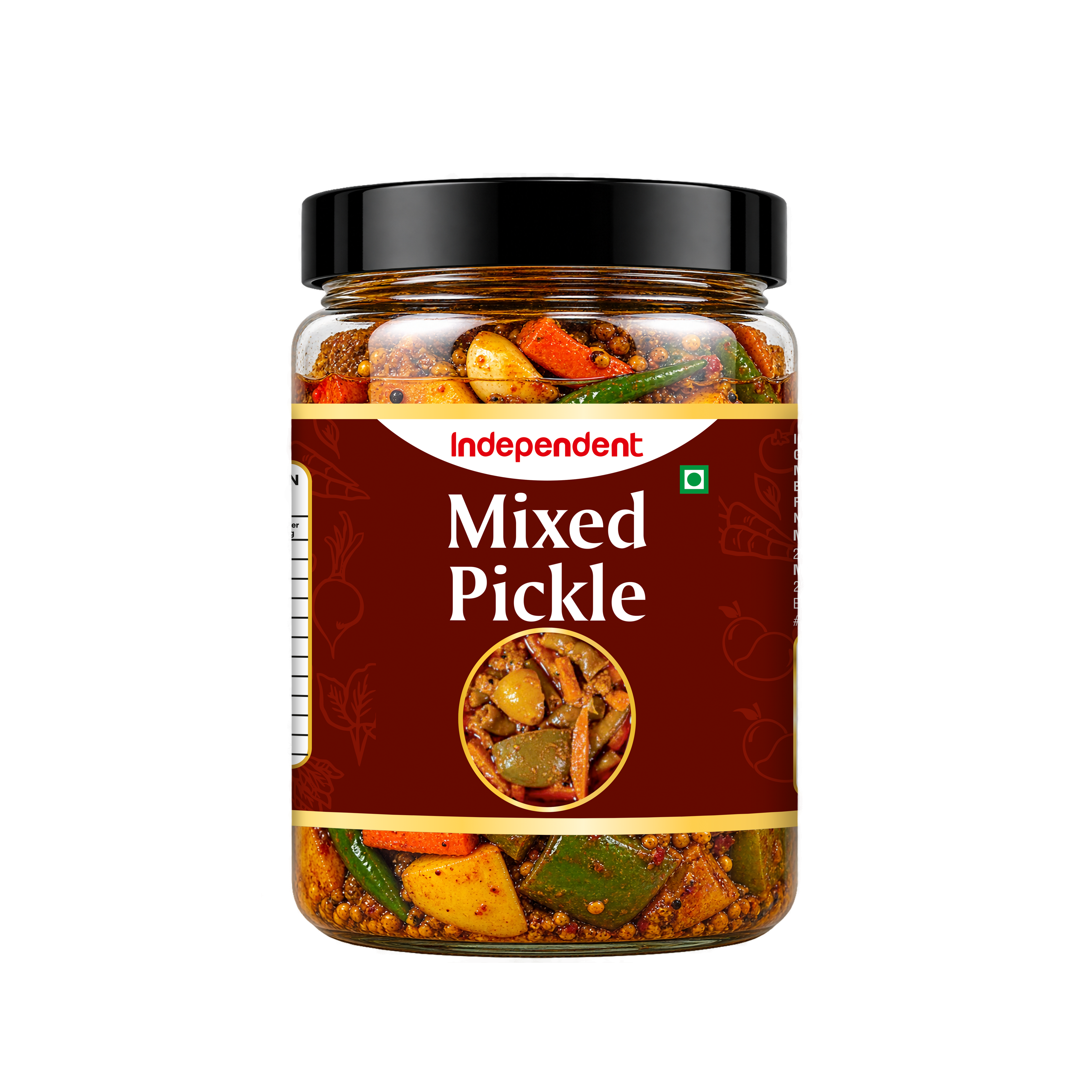 Independent Mixed Pickle 900G - Additives: None
