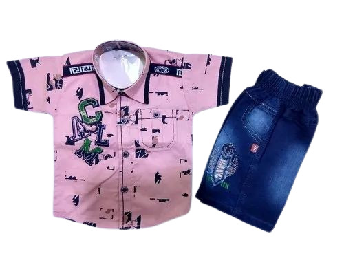 Kids Half Sleeves Casual Wear 