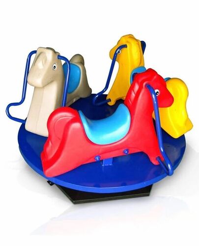 Multicolor Marry Go Round Metal Playground Equipment
