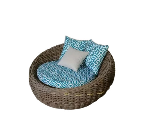 Outdoor Wicker Round Daybed