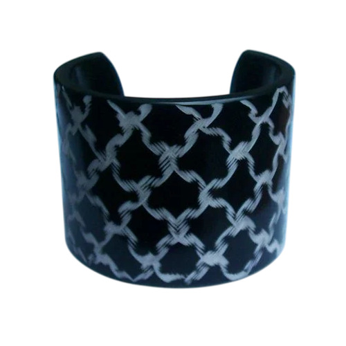 Printed Resin Cuff Bracelet