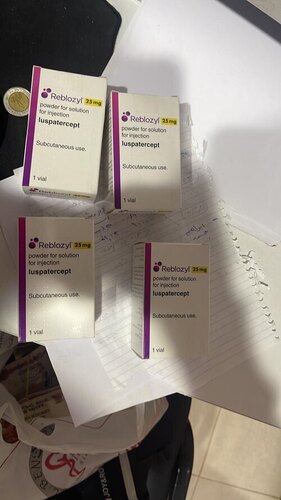 Reblozyl Luspatercept 25mg Injection UK Delivery