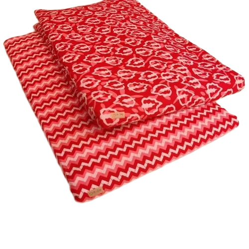Red Print Fabric