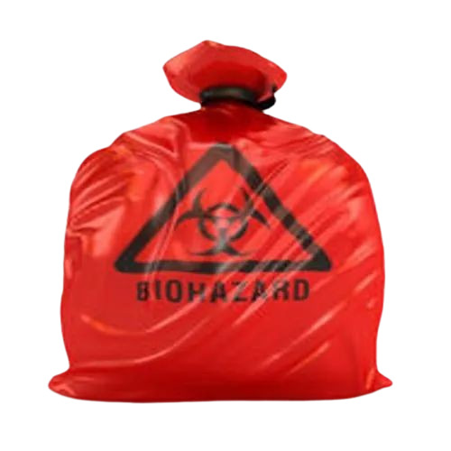 Red Printed Plastic Garbage Bag