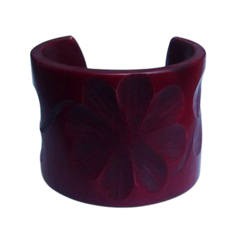 Round Resin Cuff Bracelet