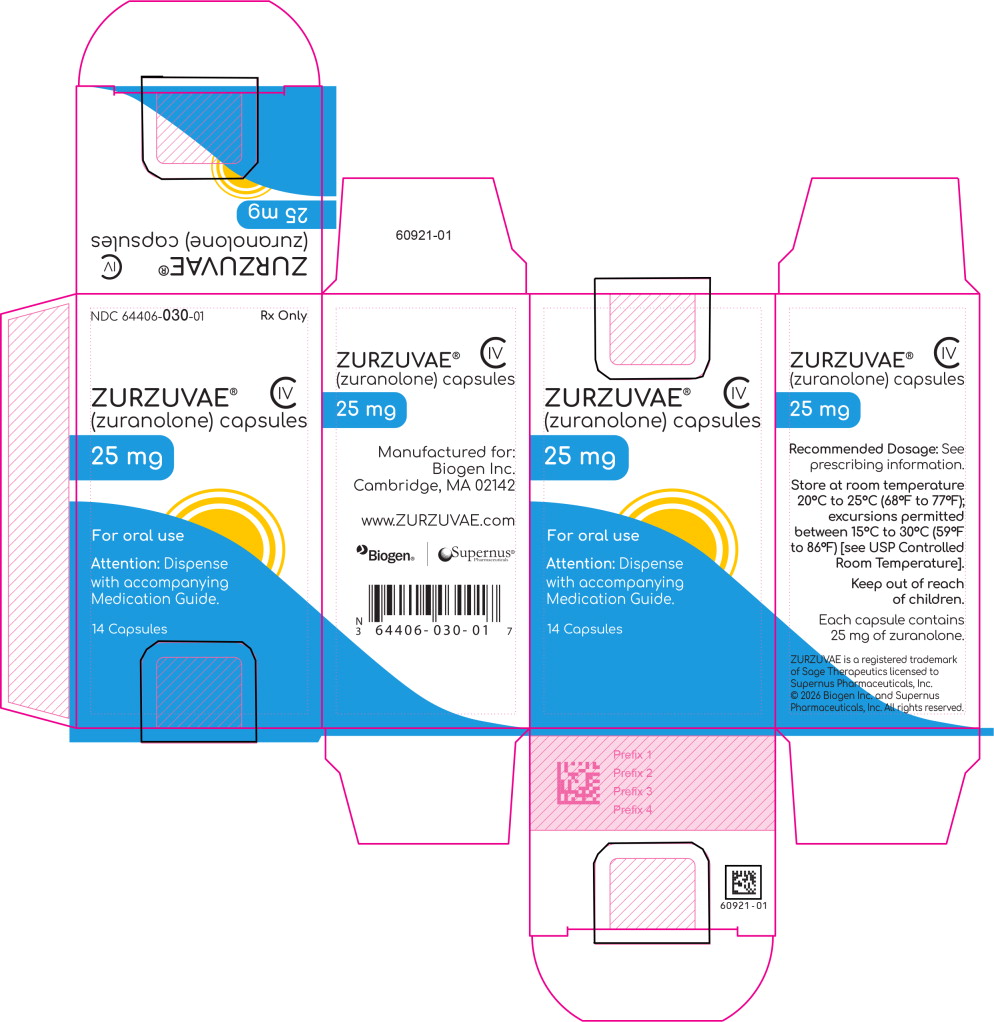 Zurzuvae Zuranolone Capsules - Drug Type: General Medicines